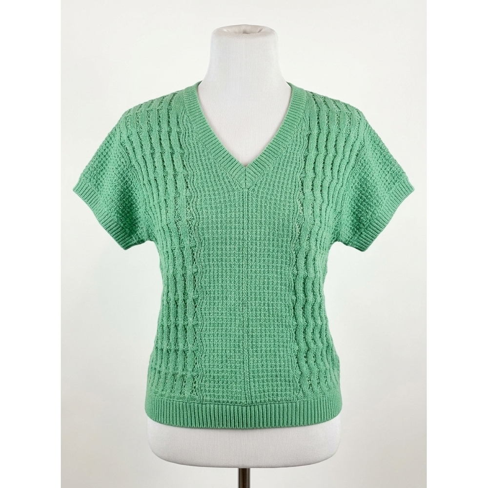 NEW KUT FROM THE KLOTH tilda pullover v neck sweater in green
